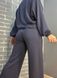 Костюм CREP 82287 ,світшот,резинка,нашивка,брюки палаццо широкі від бедра , тканина "OYSHO" 100% коттон Туреччина 82287-2 фото 4
