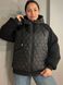 Куртка DARK SNOW 2355 стегана, ркува штучне хутро з капюшоном великі розміри 100% поліестер Китай 2355-4 фото 7