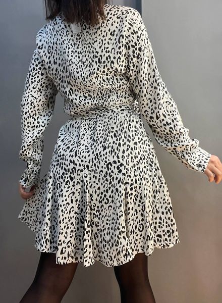 Сукня MIX RAY 4219 леопардовий принт ,коротке,гудзики,пасок  80% віскоза,20% район Туреччина 4219-5 фото