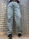 Джинси LIUZIN 1354 SKATER jeans ,широкі від бедра, чорний ремінь, косі кішені 100% коттон Туреччина 1354-6 фото 4