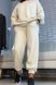 костюм QUZEN 470-471 світшот вільного крою подовжений оверсайз ,брюки- джоггери  резинка базовий простий 100% коттон Туреччина 470-471 -1 фото 1