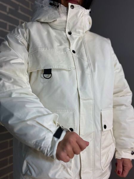 Куртка 6617 парка кармани дуже тепла модель оверсайз Китай 6617-1 фото