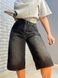 Шорти джинс ITS’BASIC 4058 бермуди, довгі чорні 100% коттон Туреччина 4058 фото 1