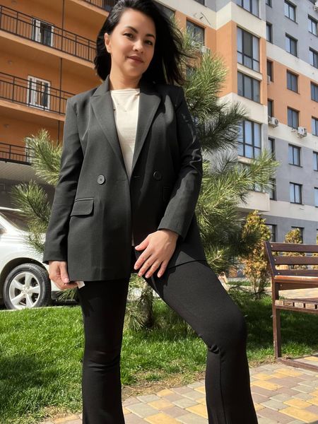 Жакет MIX RAY 4139 піджак вільного крою з гудзиками та кишенями 100% віскоза Туреччина 4139-3 фото