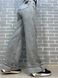 Джинси SESSANTA 16601 WIDE LEG PALAZZO збільшені розміри , полубатал ,широкі від бедра, чорний ремінь 100% коттон Туреччина 16601-2 фото 6