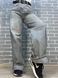 Джинси SESSANTA 16601 WIDE LEG PALAZZO збільшені розміри , полубатал ,широкі від бедра, чорний ремінь 100% коттон Туреччина 16601-2 фото 7