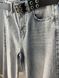 Джинси SESSANTA 16601 WIDE LEG PALAZZO збільшені розміри , полубатал ,широкі від бедра, чорний ремінь 100% коттон Туреччина 16601-2 фото 12