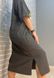 Сукня L-Y 1010 варена, довга,малюкок,розрізи чорна 100% коттон Китай 1010 фото 4