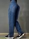 Джинсы женские Trelucky 0263-3 мом baggy бананы большие размеры синие 0263-3 фото 3