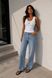 Майка женская A-N 25001 с широкими бретелями и металлическим значком буквы 25001 фото 5