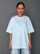 Футболка жіноча A-NIUSHOW 30343-1 оверсайз з вишивкою JE PIGEON one size 30343-1 фото 1