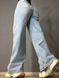 Джинси жіночі Its Basic 2499-3-4 Wide Leg jeans з високою талією і виточками на стегнах блакитні 2499-3-4 фото 4