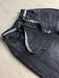 Джинсы женские Liana A660 Baggy Mom широкие с резинкой на талии и поясом батал черные A660 фото 2