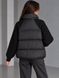 Куртка жіноча YZY 30790 пуховик oversize з в&rsquo;язаними рукавами демісезонна one size 30790 фото 5