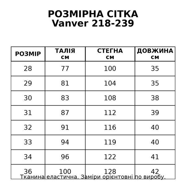 Шорты-юбка женские Vanver 218-239 на запах с пуговицами стрейчевые голубые 218-239 фото