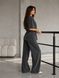 Женский костюм Coast Moda 4232 вареный тай-дай брюки палаццо с футболкой оверсайз сердце графит 4232 фото 6
