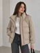 Куртка жіноча YZY 30790 пуховик oversize з в&rsquo;язаними рукавами демісезонна one size 30790 фото 7