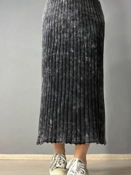 Сукня жіноча Fashion 3042 довга трапеція трикотажна в рубчик 3042 фото