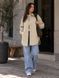 Куртка жіноча Lady Yep 9089 сорочка подовжена оверсайз стьобана демісезонна one size 9089 фото 3
