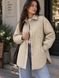 Куртка жіноча Lady Yep 9089 сорочка подовжена оверсайз стьобана демісезонна one size 9089 фото 1