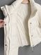 Куртка жіноча YZY 30790 пуховик oversize з в&rsquo;язаними рукавами демісезонна one size 30790 фото 4