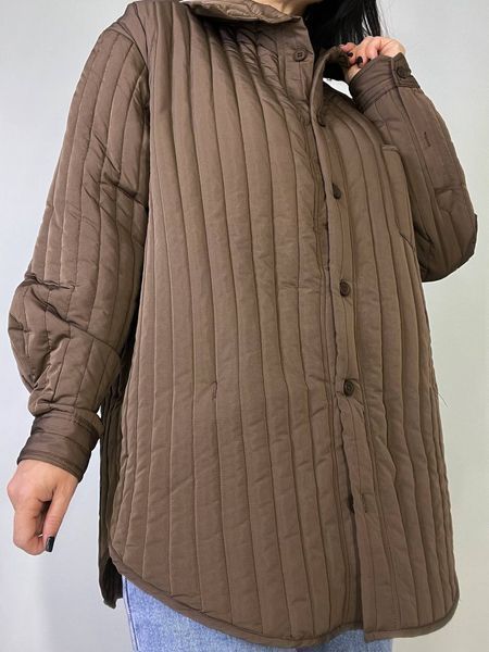 Куртка женская Lady Yep 9089 рубашка удлиненная оверсайз стеганая демисезонная one size 9089 фото
