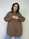 Куртка жіноча Lady Yep 9089 сорочка подовжена оверсайз стьобана демісезонна one size 9089 фото