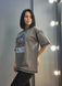 Футболка жіноча Lady Yep 0125 оверсайз з принтом one size шоколад 0125 фото 2