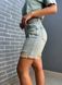 Шорти жіночі джинсові Women Denim 355-973 середньої довжини рвані світло-блакитні 355-973 фото 5