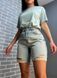 Шорти жіночі джинсові Women Denim 355-973 середньої довжини рвані світло-блакитні 355-973 фото 4