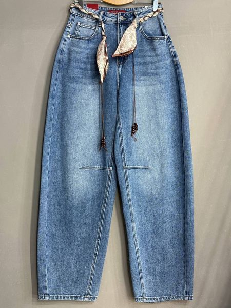 Джинси жіночі Vanver 2008 skater jeans з поясом банани сині 2008 фото