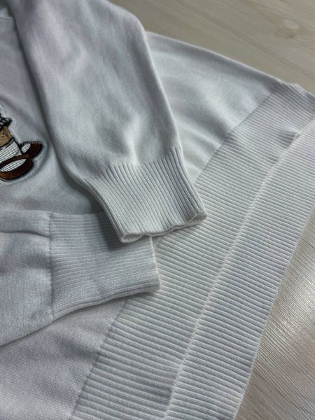 Светр жіночий A-N 2609 з нашивкою ведмедика оверсайз базовий one size 2609 фото