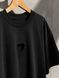 Футболка жіноча A-NIUSHOW 25037 oversize з вирізом серце one size 25037 фото 4