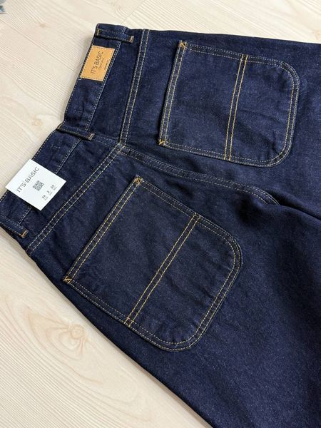 Джинси жіночі It&rsquo;s Basic 2952-7W6-50 Skater Jeans банани неварені темно-сині 2952-7W6-50 фото