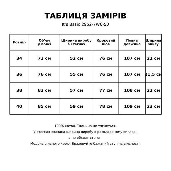 Джинси жіночі It&rsquo;s Basic 2952-7W6-50 Skater Jeans банани неварені темно-сині 2952-7W6-50 фото