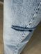 Джинсы женские Liuzin 3110-3119 baggy comfort бананы рваные стрейчевые голубые 3110-3119 фото 7