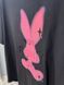 Футболка жіноча YIGOU 17 напис малюнок кролик RABBIT оверсайз подовжена one size 17 фото 4