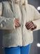 Куртка пуффер 1056 вельвет модель оверсайз наповнювач холофайбер Китай 21056 фото 6