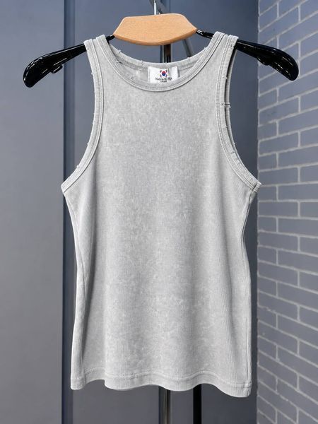 Майка женская YI FANG 501-2733 вареная в рубчик one size 501-2733 фото